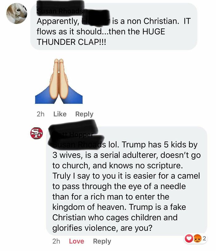 Trump Karen Gets Quoted Scripture