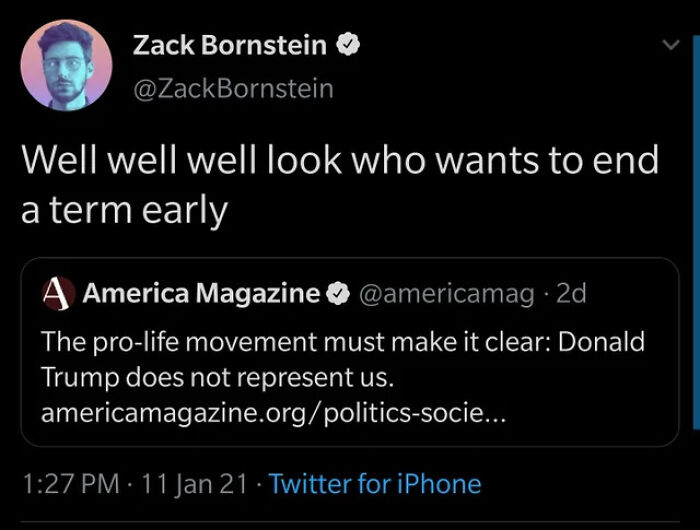 Look Who Wants To End A Term Early