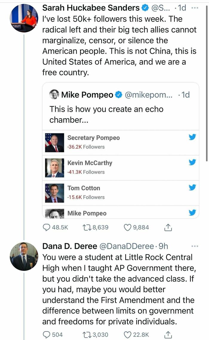 Imagine Getting Owned By Your High School Teacher Decades After You Graduate