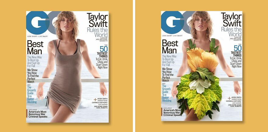 I Recreated Magazine Cover Looks With Floral Art (10 Pics)