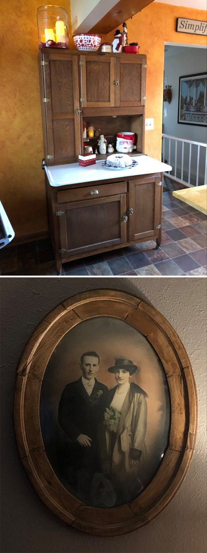 This Cabinet Lived In My Parents' Basement Until They Moved, And Until Recently, It Lived In My Basement