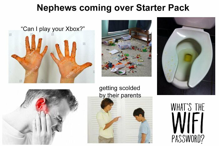 Nephews Coming Over Starter Pack