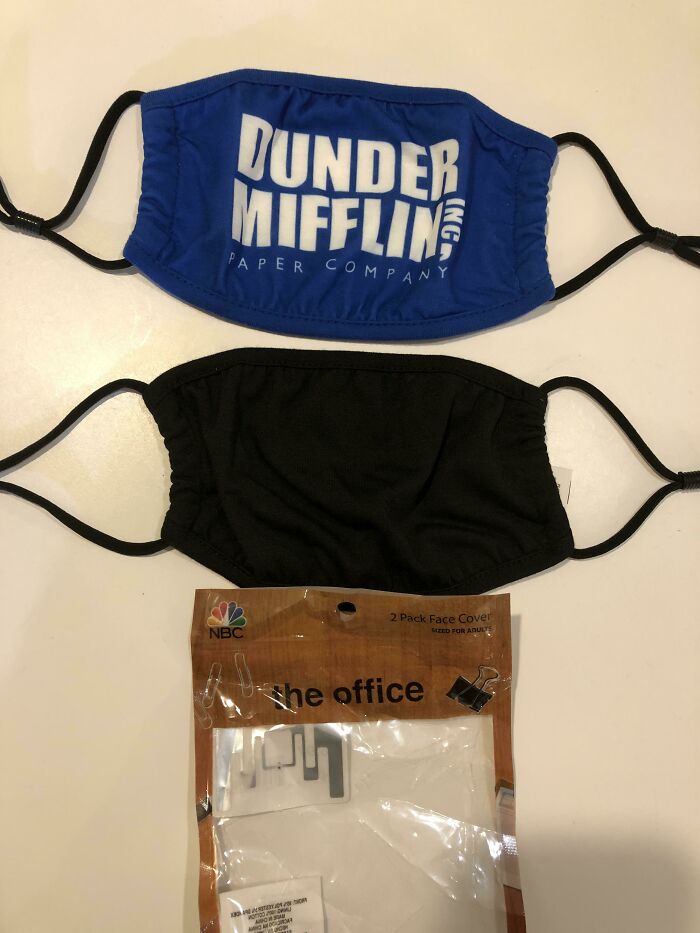 “2 Pack” Of The Office Face Masks