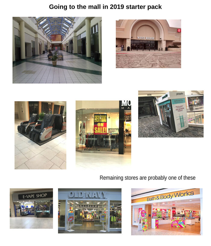 Going To The Mall In 2019 Starter Pack