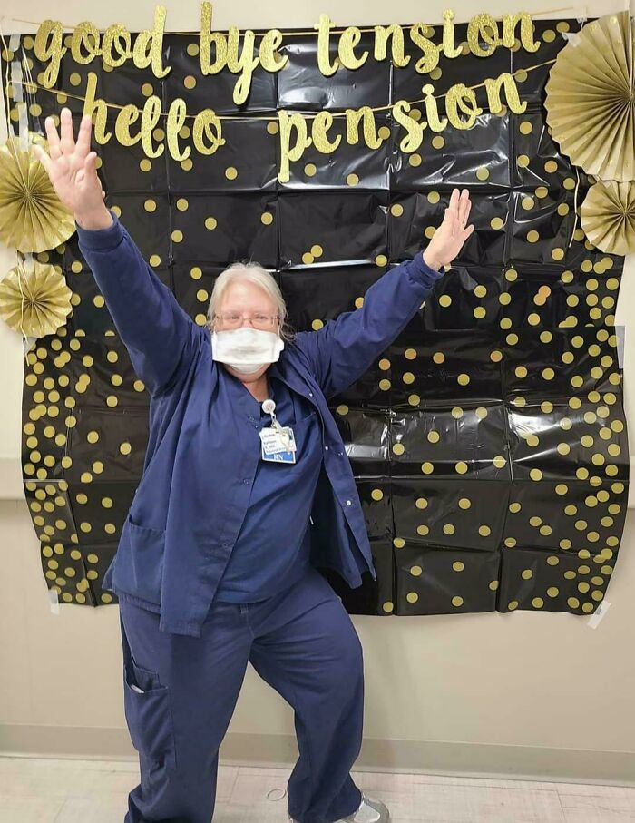 My Mama Retired As An Emergency Room Nurse Yesterday And Her Coworkers Threw Her A Huge Party
