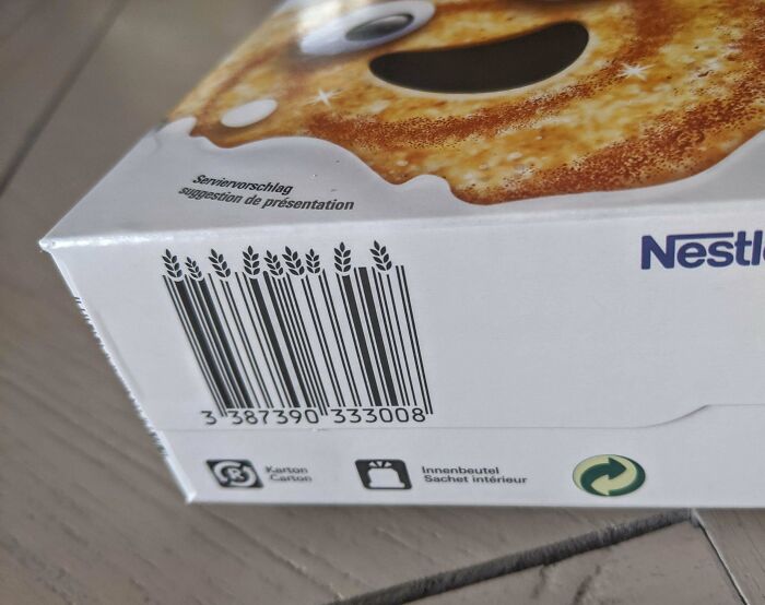 Those Corns Growing On The Barcode Of My Cereal Box