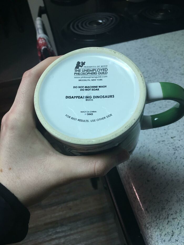 The Bottom Of My Mug Has Instructions