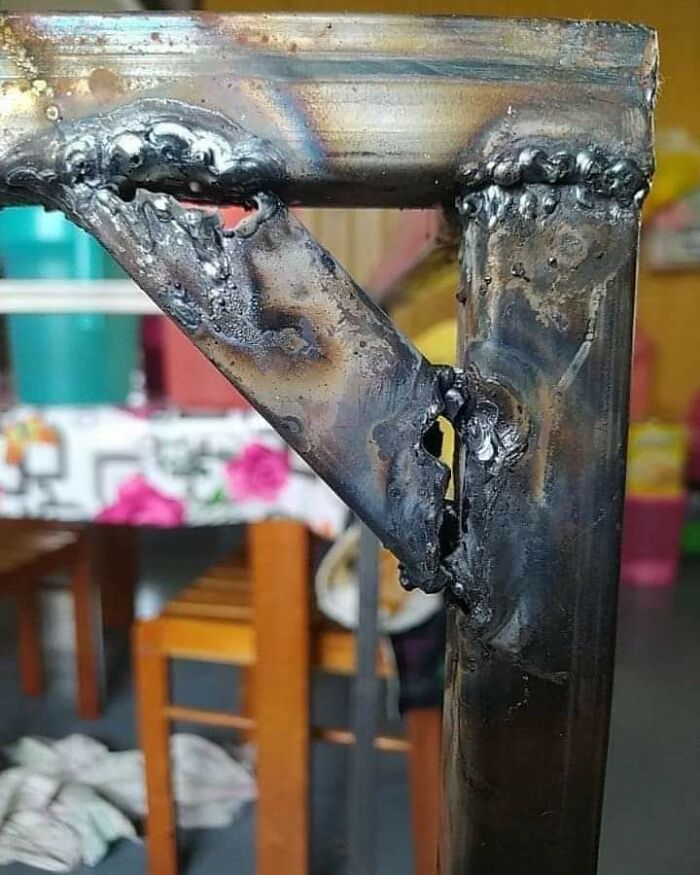 Kinda Sloppy, But It's Welded Very Well