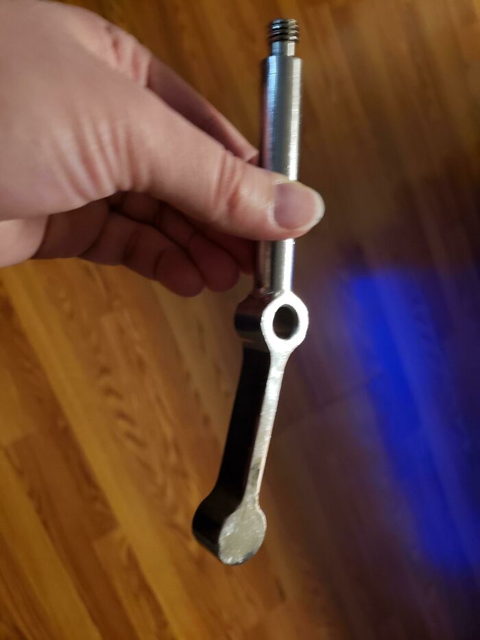 Found This Odd Steel Tool After A Break-In