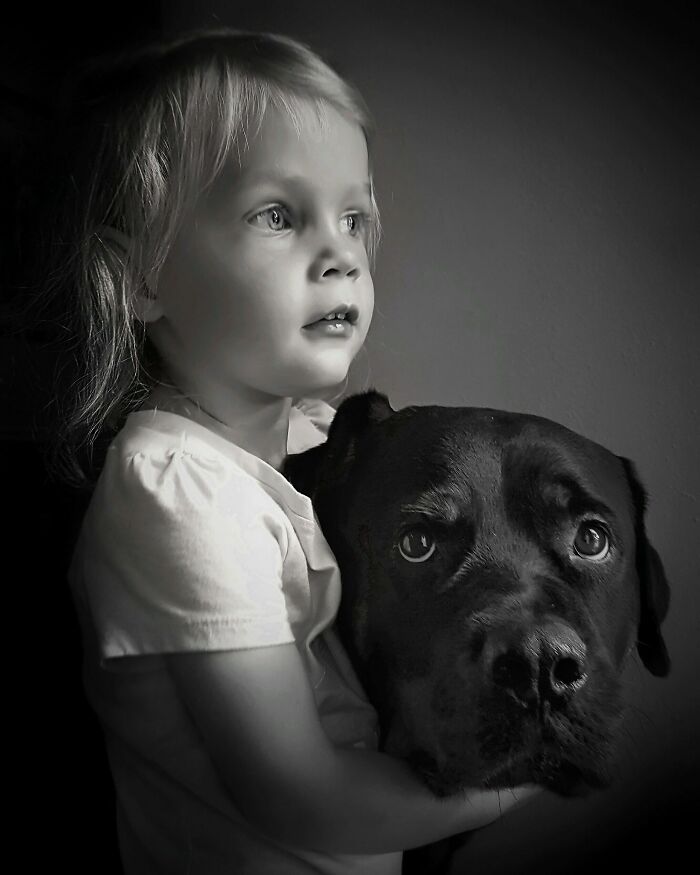 I Took A Photo Of My Daughter And Her Dog