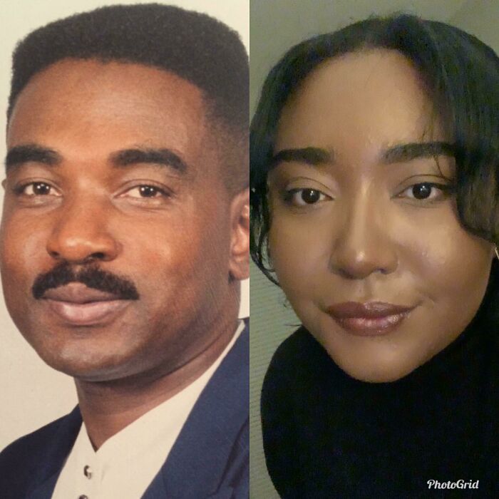 Growing Up, I Was Always Told That I Was My Dad’s Twin. I Never Really Saw It Until Recently!