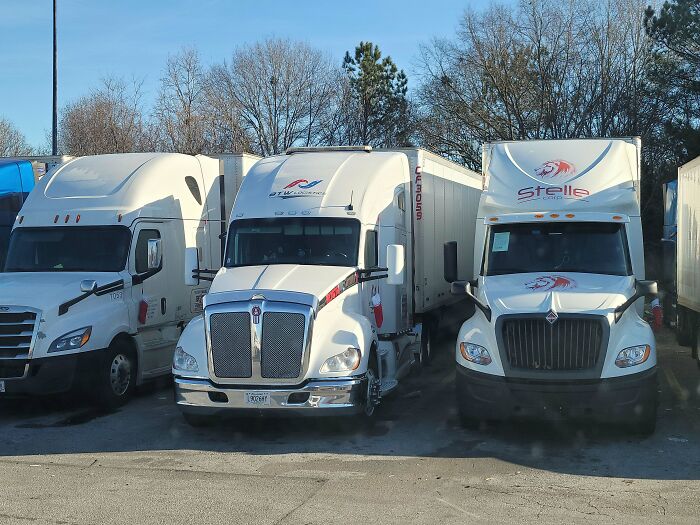 A Secret Santa Left Gift Filled Christmas Stockings On All Of The Semi Trucks At This Georgia Truck Stop