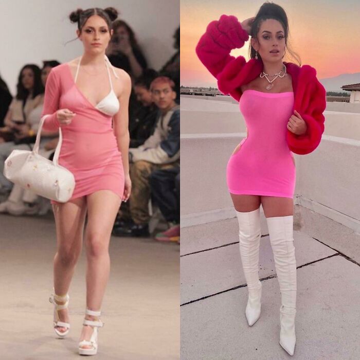 I Finally Found One ! The Left Photo Is A Tagged Photo And The Right Photo Was Posted On Her Instagram .....