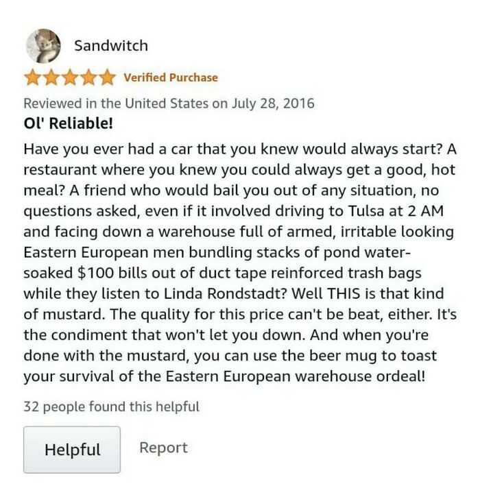 On A Sweet And Spicy Mustard