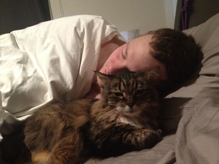 Roll Over To Cuddle BF And Then... 