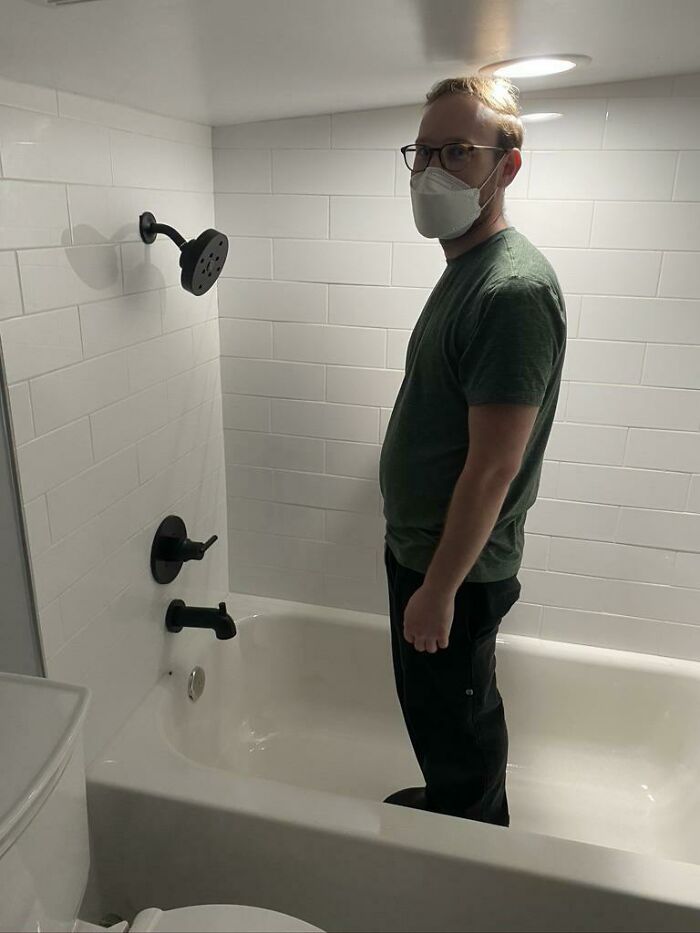 DC Condos Really Pretend That This Is Ok. 5'7" Man For Scale