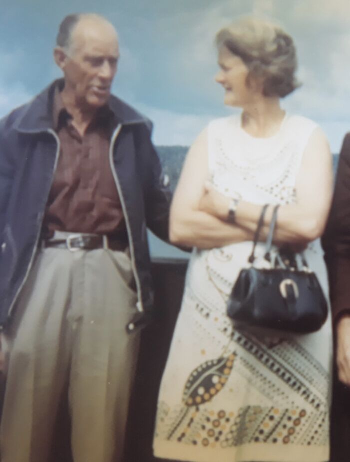 My Beloved Grandparents In Sweden Around 1975