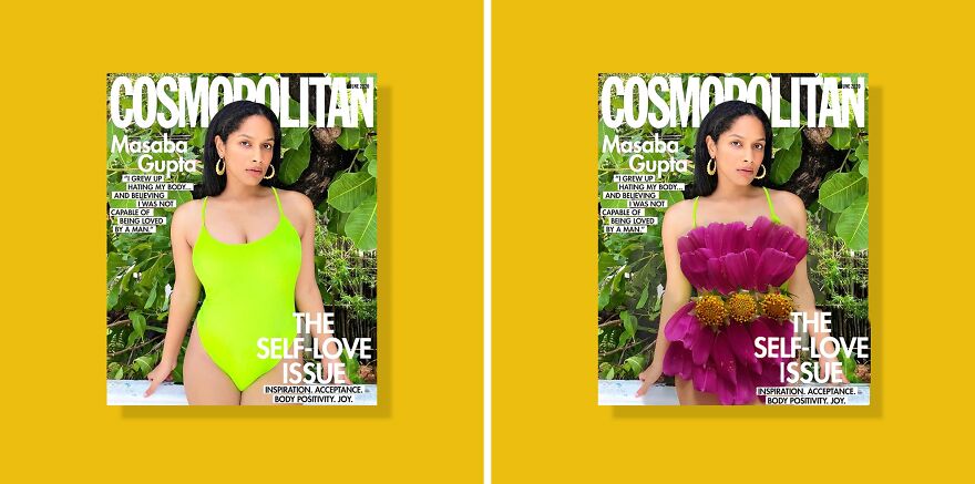 I Recreated Magazine Cover Looks With Floral Art (10 Pics)