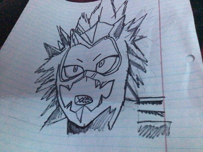 I Re Did Kirishima , Took Me Literal Hours But I Think I Got His Face Perfect.