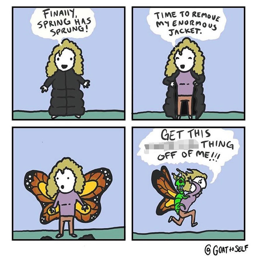 The Artist Makes Crazy Comics That Will Make You Laugh And Think A Lot