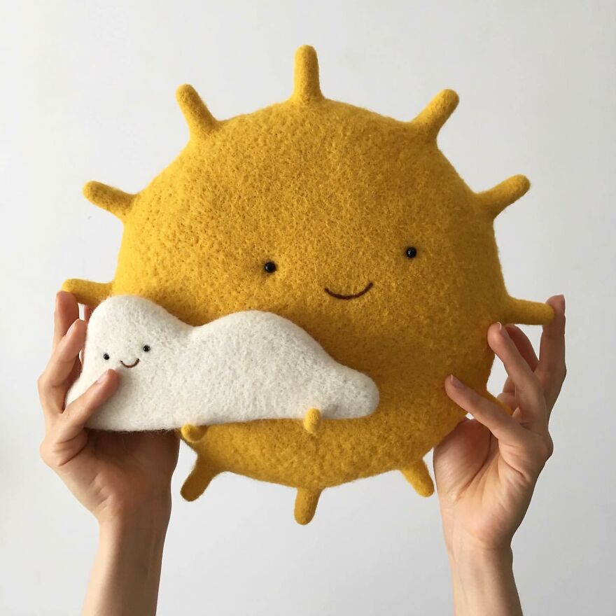 This Ukrainian Artist Creates Wool Sculptures So Adorable That You Will Fall In Love