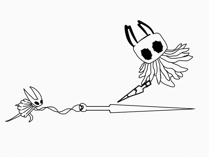Not Mine, Thought My Friend Pierce Should Deserve Some Publicity. Hollow Knight Drawing