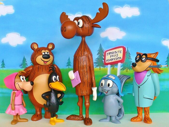 Frostbite Falls Figures I Made For The Wonderful Mr Rash