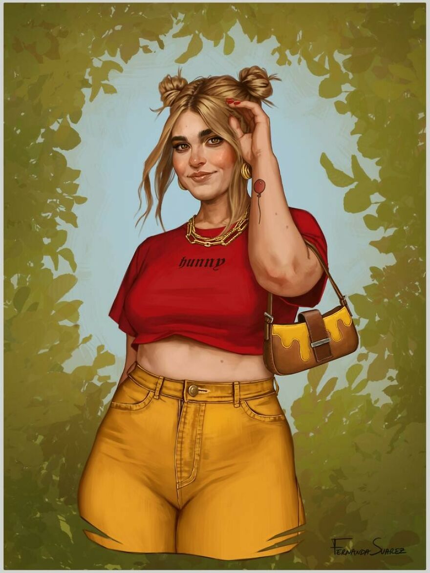 Artist Fernanda Suarez Shows How Disney Characters Would Look In Modern Day Life