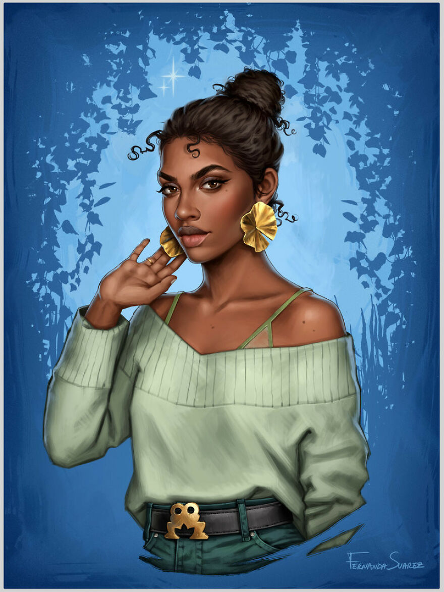 Artist Fernanda Suarez Shows How Disney Characters Would Look In Modern Day Life