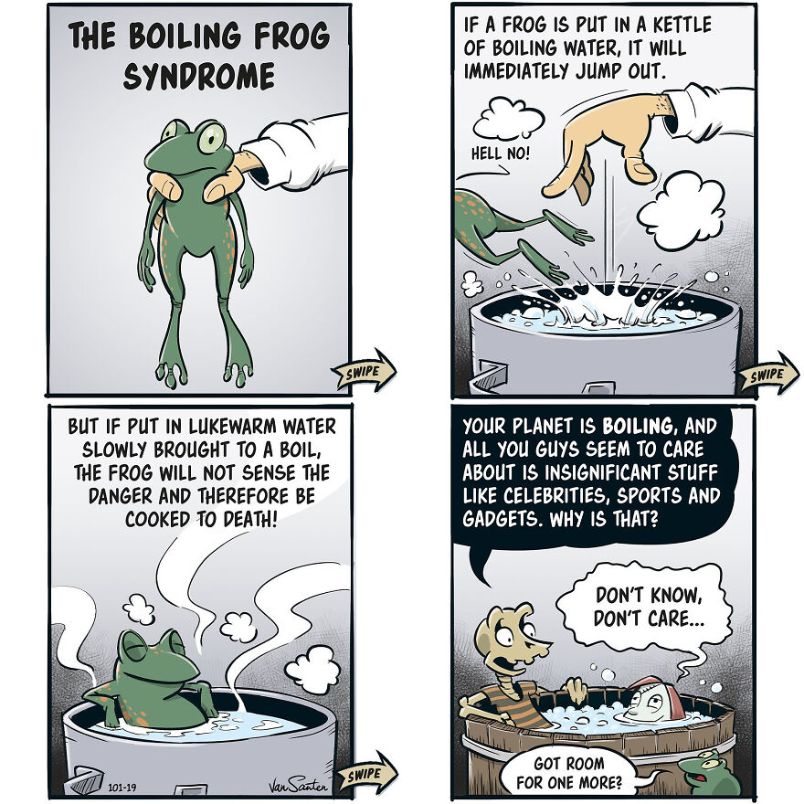 Artist Creates Funny Comics About A Girl's Afterlife