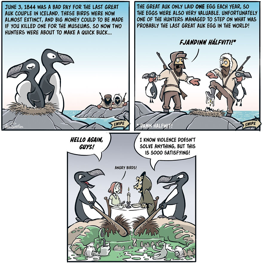 Artist Creates Funny Comics About A Girl's Afterlife