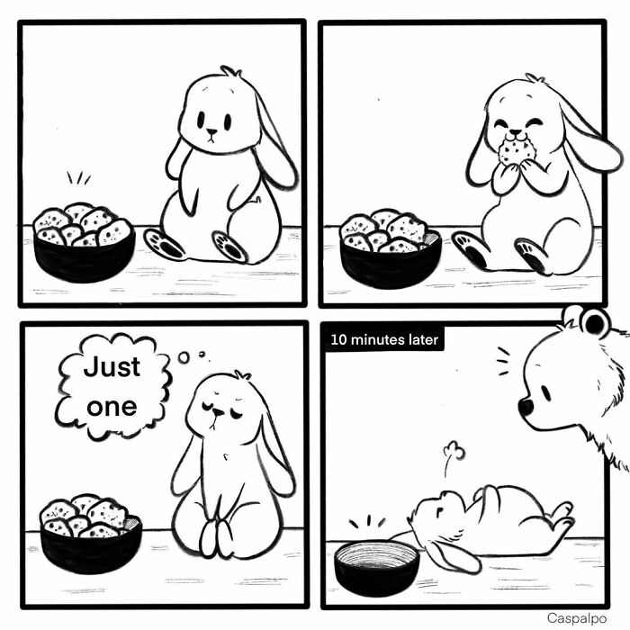 Artist Shows The Daily Life Of A Couple Formed By A Bear And A Rabbit And This Is Very Cute