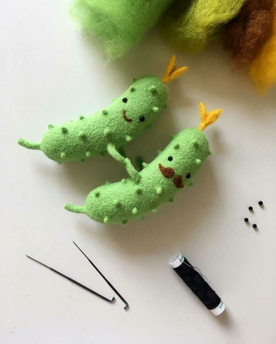 This Ukrainian Artist Creates Wool Sculptures So Adorable That You Will Fall In Love