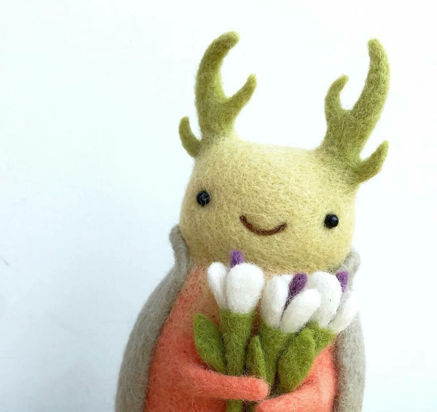 This Ukrainian Artist Creates Wool Sculptures So Adorable That You Will Fall In Love