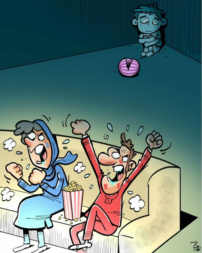 41 Illustrations That Question Modern Society By An Iranian Artist