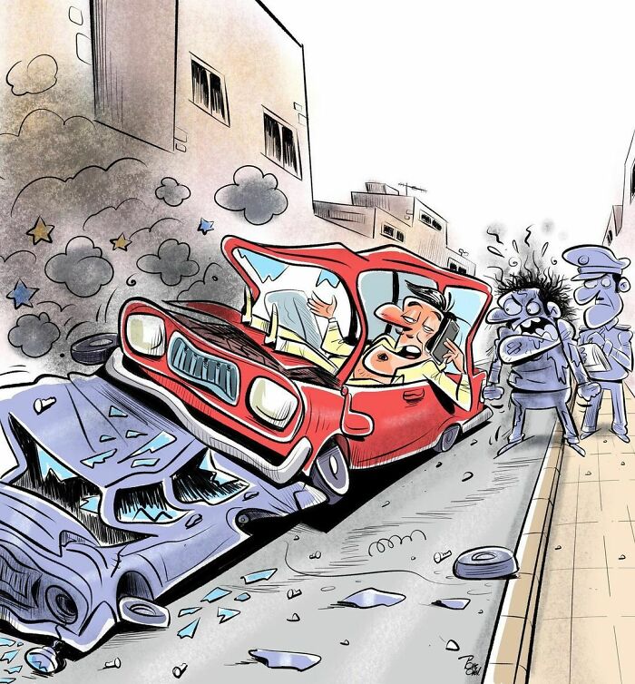 41 Illustrations That Question Modern Society By An Iranian Artist