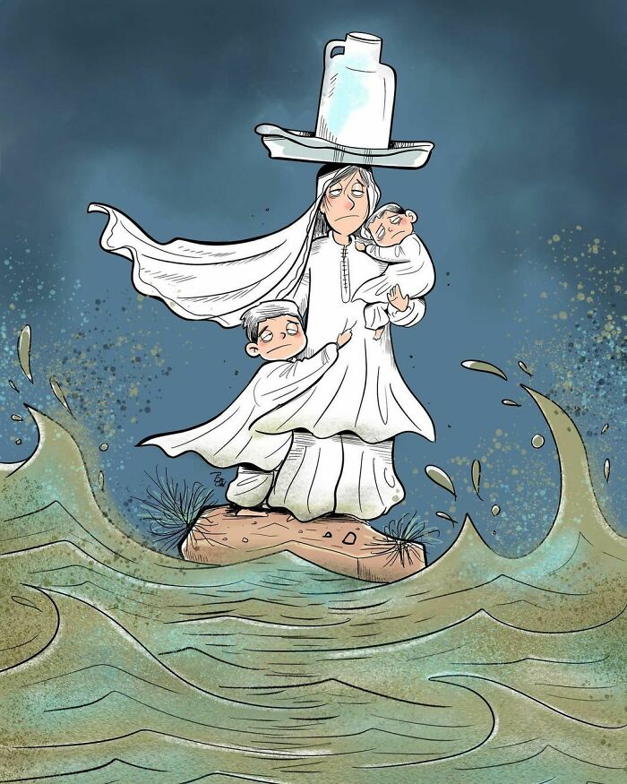 41 Illustrations That Question Modern Society By An Iranian Artist