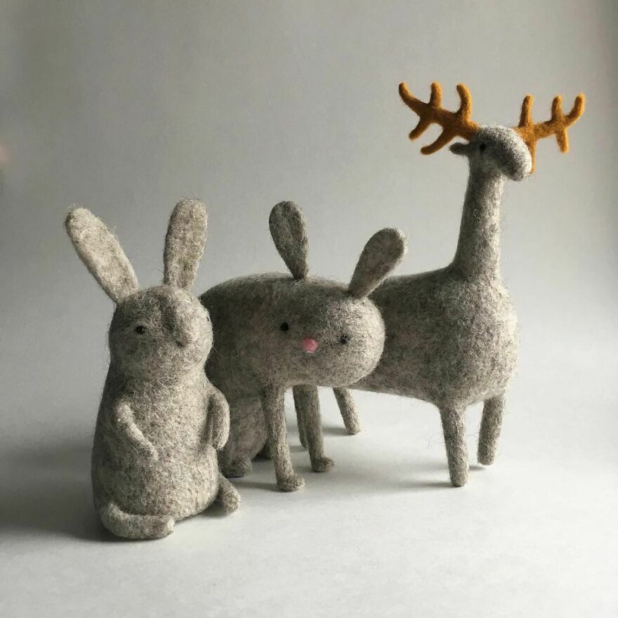 This Ukrainian Artist Creates Wool Sculptures So Adorable That You Will Fall In Love