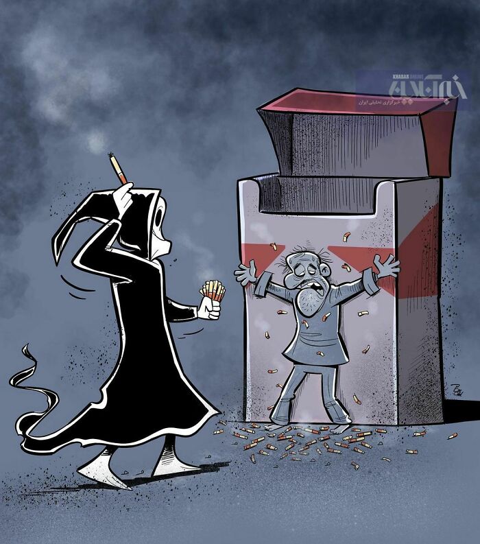 41 Illustrations That Question Modern Society By An Iranian Artist