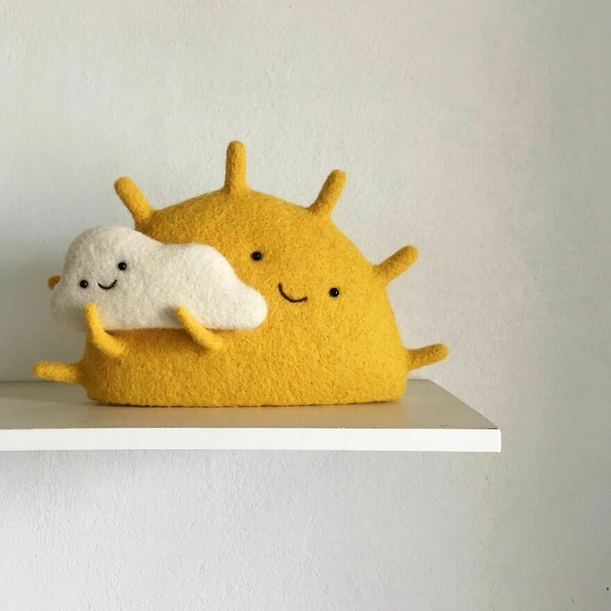This Ukrainian Artist Creates Wool Sculptures So Adorable That You Will Fall In Love