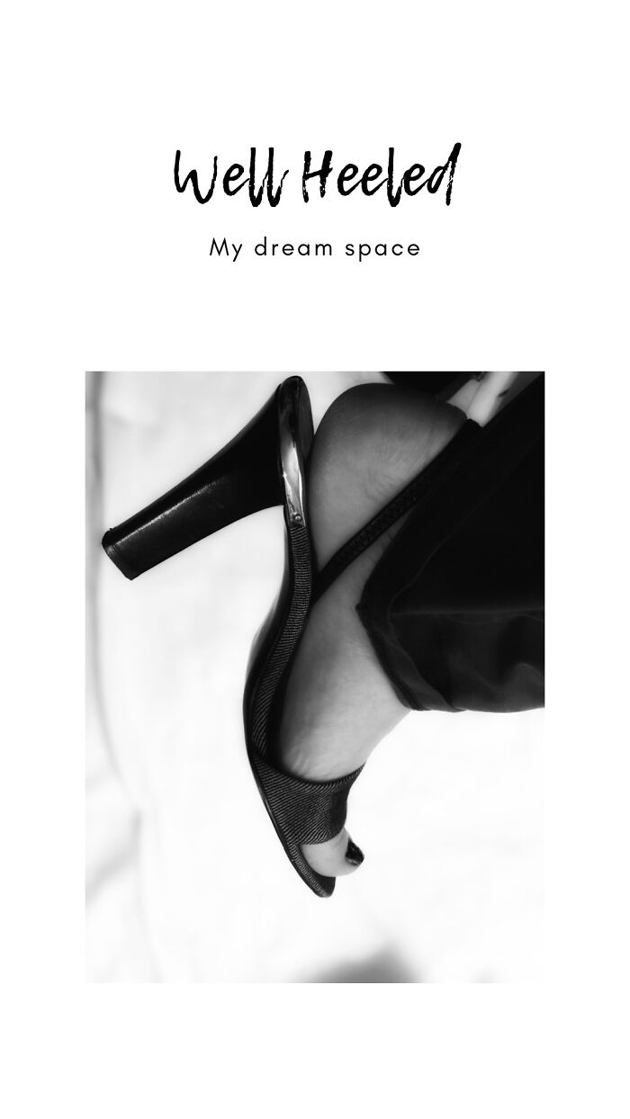 Versace Heels Photo Turned Out So Well I Had It Poster-Sized Printed