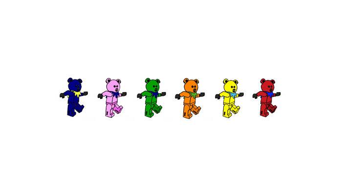LEGO Grateful Dead Bears