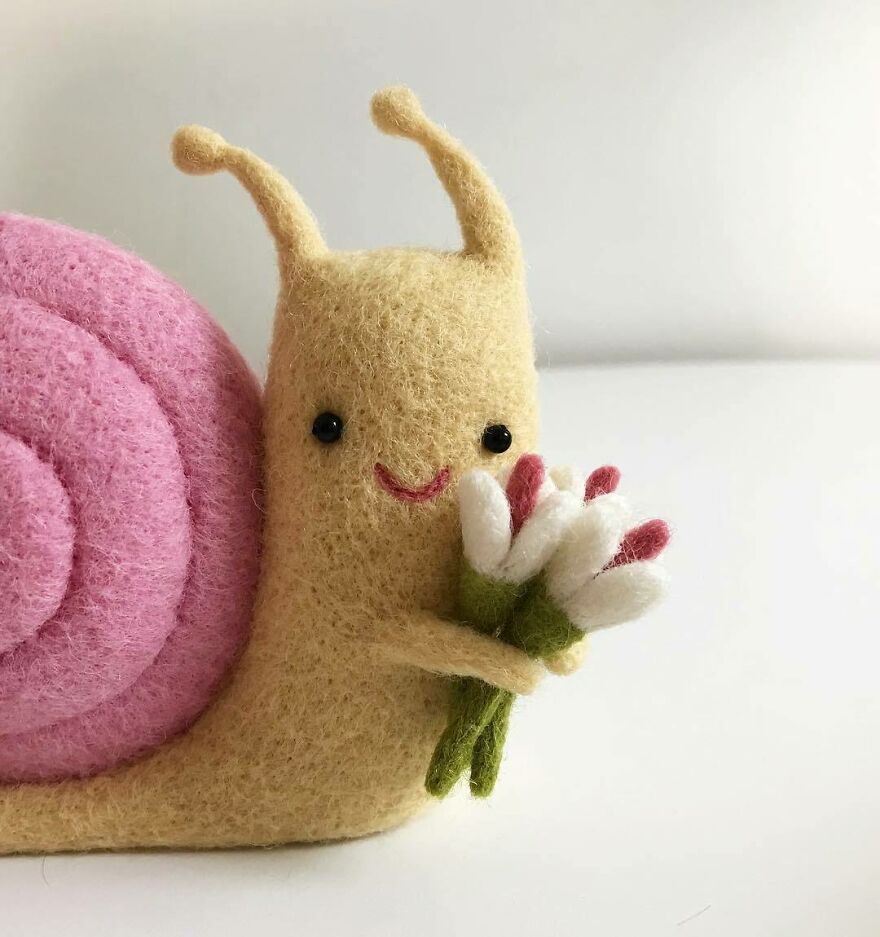 This Ukrainian Artist Creates Wool Sculptures So Adorable That You Will Fall In Love