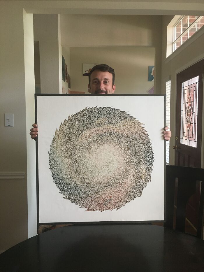 A Test Of Patience In Watercolor