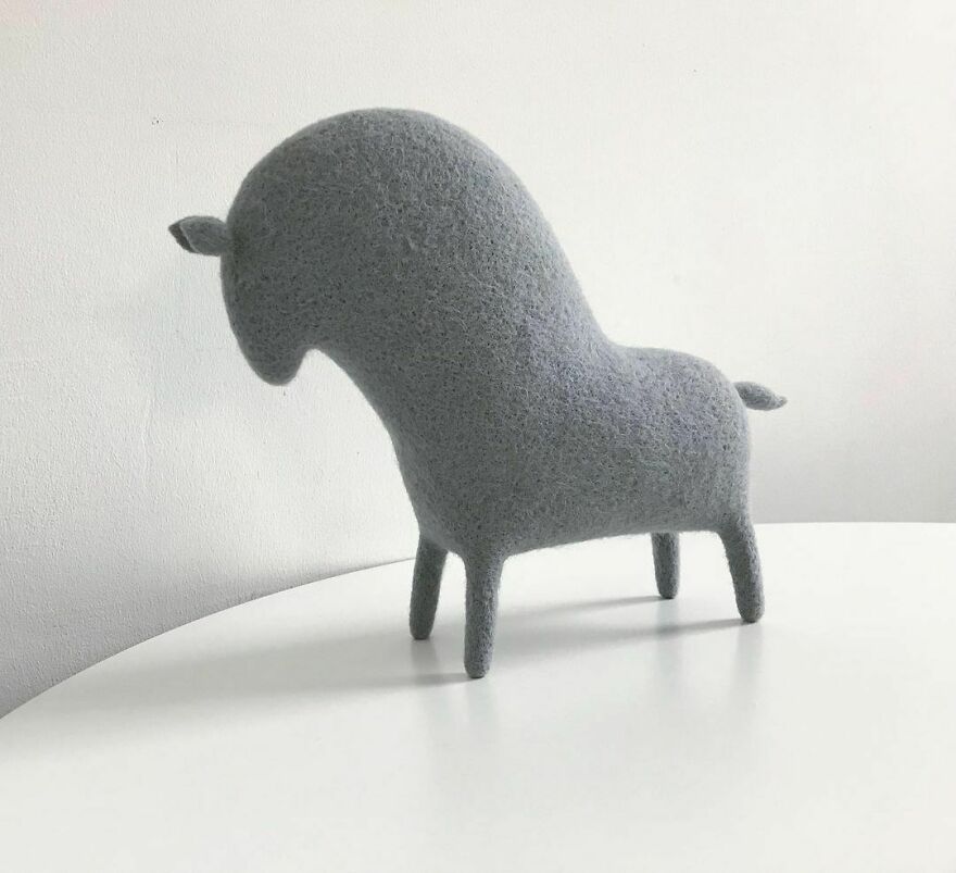 This Ukrainian Artist Creates Wool Sculptures So Adorable That You Will Fall In Love