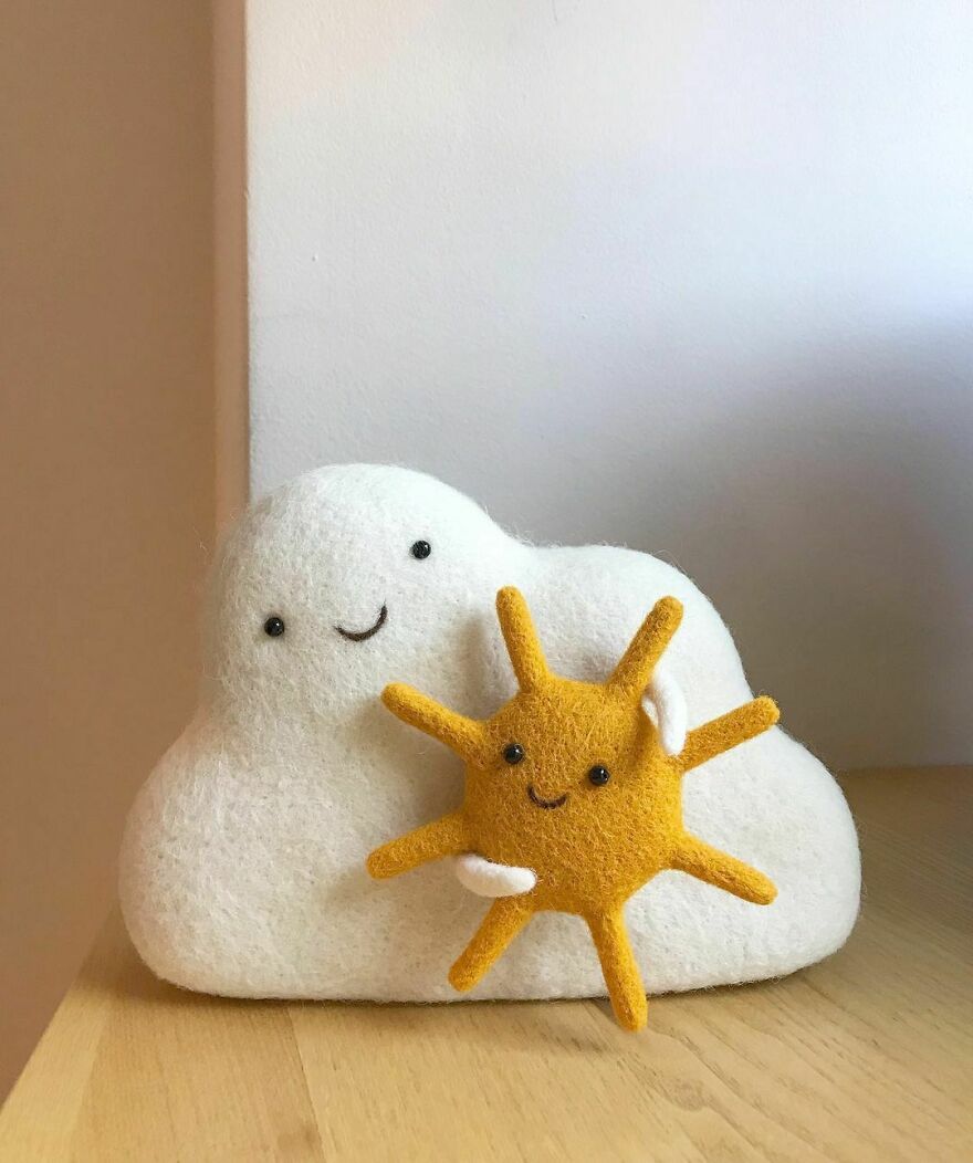This Ukrainian Artist Creates Wool Sculptures So Adorable That You Will Fall In Love