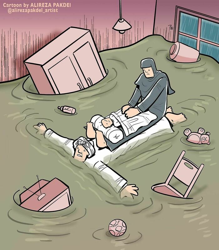 41 Illustrations That Question Modern Society By An Iranian Artist