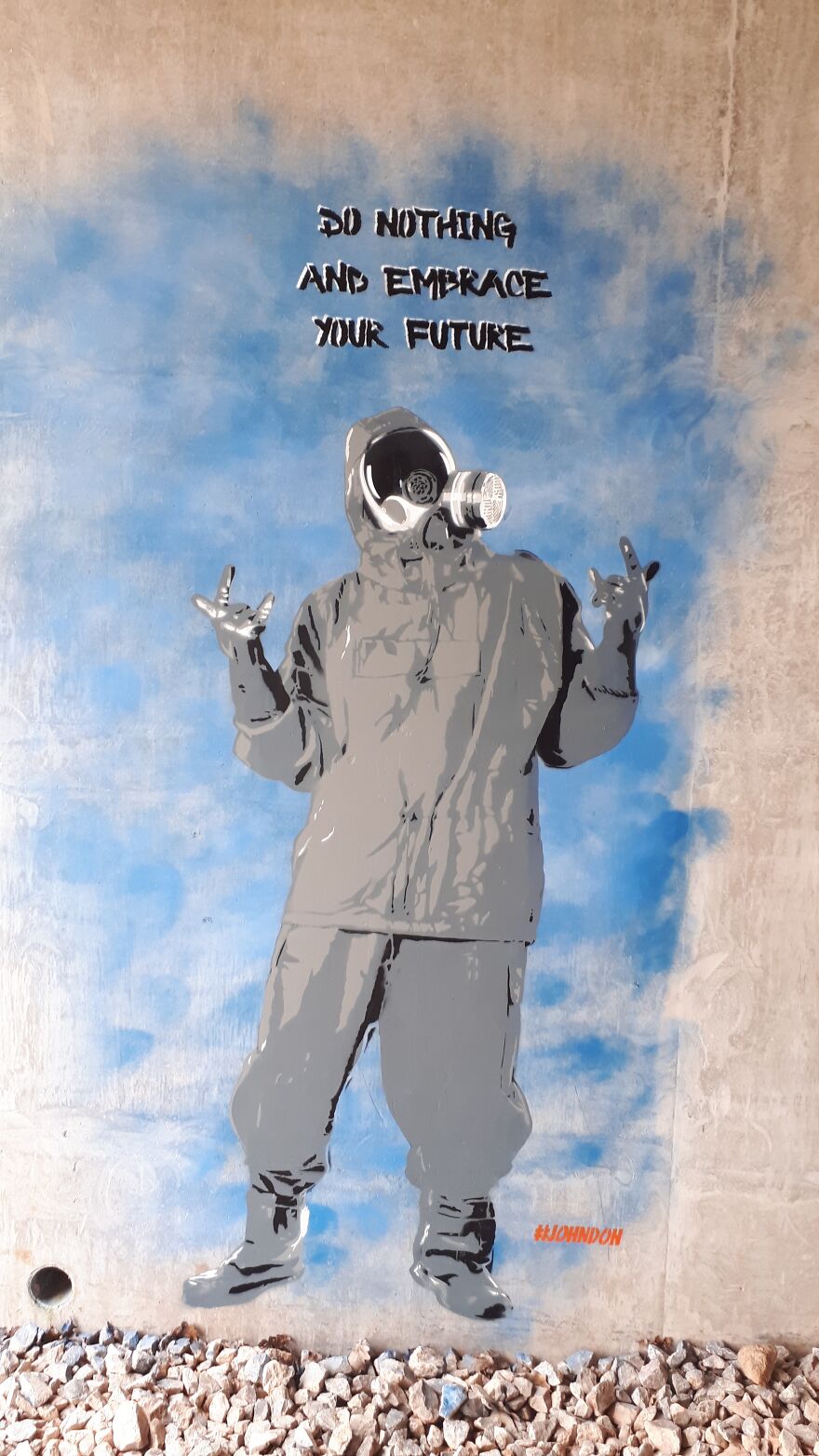 Embrace The Future Painted In Bristol United Kingdom