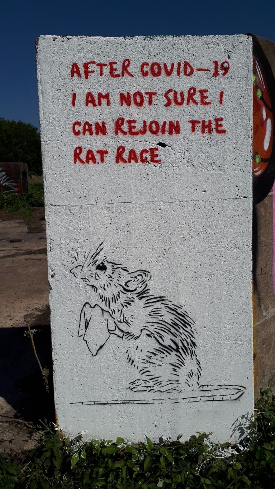 Life After Covid .painted In Bristol