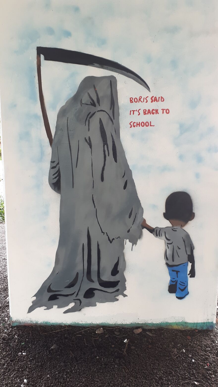 Back To School .painted In Bristol